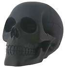 big flat black skull human head cranium shift knob Hot Rod project 