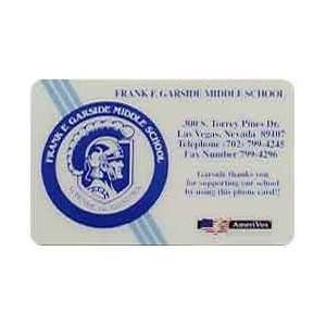   Card Frank E. Garside Middle School Gladiators (Las Vegas, NV) PROOF