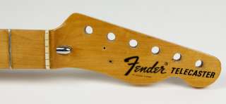 Original Vintage 1975 75 Fender Tele Telecaster Guitar Maple Neck 