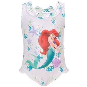 Disney Ariel/Mermaid Girls Bow 1Pc Swimsuit 2/3 4 5/6  