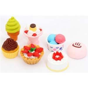  Iwako erasers dessert box 7 pieces set Japan Toys & Games