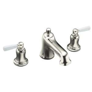   Faucet Trim with White Ceramic Lever Handles, Valve Not Included
