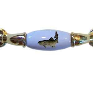 Rainbow Trout Fish BRASS DRAWER Pull Handle