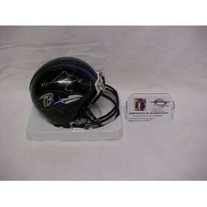  Mark Clayton Autographed Baltimore Ravens Mini Football 