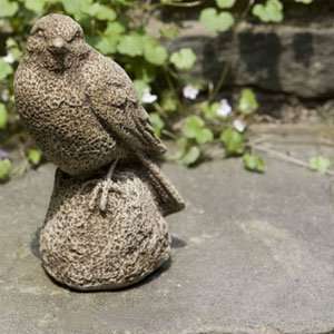  Campania Cast Stone Animal   Resting Bird   Finished 