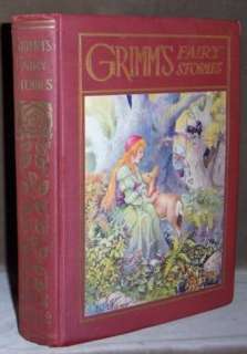 1914 GRIMMS FAIRY TALES & 1922 GRIMMS FAIRY STORIES, GRUELLE COLOR 