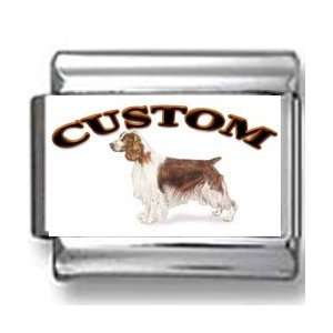  Welsh Springer Spaniel Dog Custom Photo Italian Charm 