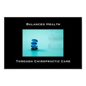  Balanced Health Through Chiropractic Care Poster 1