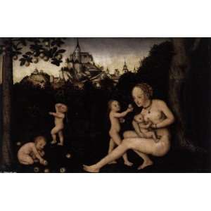  FRAMED oil paintings   Lucas Cranach the Younger   24 x 16 