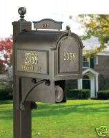 Whitehall Products Ultimate Steetside Mailbox Package  