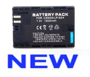 NEW LP E6 LPE6 BATTERY Pack FOR Canon EOS 5D Mark II 7D  