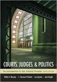 Courts, Judges, and Politics, (0072977051), Walter Murphy, Textbooks 