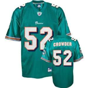   Channing Crowder #52 Throwback Football Jersey