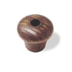  Dark Stained Wood Knob For Insert 15/16 OT 40 24AHTH804CD 