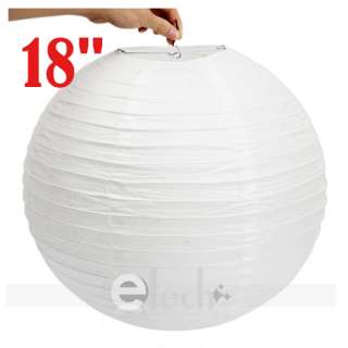 10 X White Chinese Paper Ball Lantern Wedding Party Decorations 18 