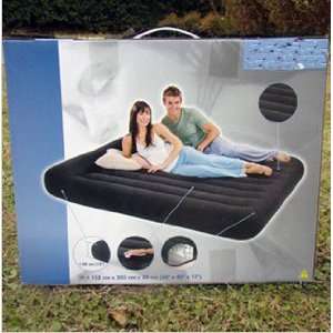   inflatable pillow bed with built in electric pumping
