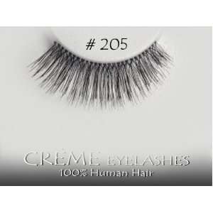   CREME (Pack of 4) 100% HUMAN HAIR Fashion Eye Lashes Pair #205 Beauty