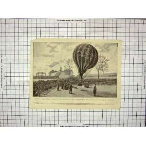   1883 Volunteer Review Pictoral World Balloon Crawley