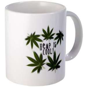  HEMP IS COOL 420 Marijuana Pot Leaf 11oz Ceramic Coffee 
