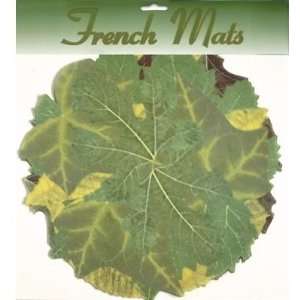   French Leaves   Round Charger Mats   Package Of 100