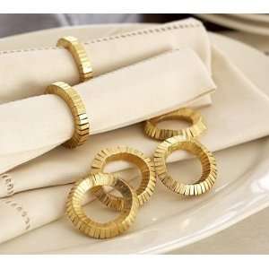   Barn SurEvolution Gilded Napkin Ring, Set of 6