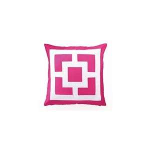 Palm Springs Block Embroidered,Pillow,Pink