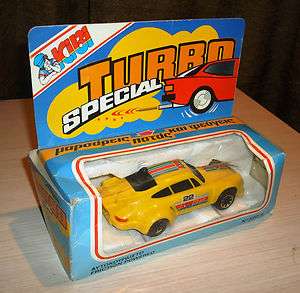 Greek Turbo Special Racing CAR TOY made by KIBI  Friction Powered (New 