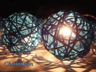 Set the mood for a little romance and relaxation with our rattan ball 