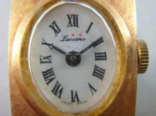   Lucern Eastern Watch Co. Ladies Dress Wrist Watch Leather Band  