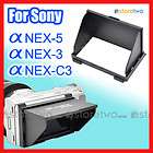 LCD Pop Up Screen Monitor Hood Shade Cover for Sony Alp