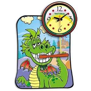  Time to Brush Clock   Dragon