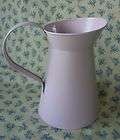 shabby chic galvanised metal pastel pink jug pitcher 8 20cm