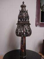 Sterling Silver 925 Large Antique Jewish Judaica Torah Topper Bell 