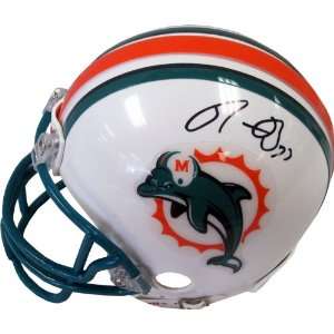   Ronnie Brown Autographed Miami Dolphins Mini Helmet