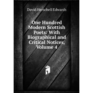   and Critical Notices, Volume 4 David Herschell Edwards Books