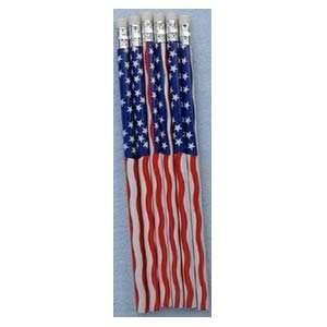  Patriotic Flag Pencils (24/PKG) Toys & Games