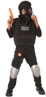 Kids Halloween Boy Military SWAT Costume 082686388160  