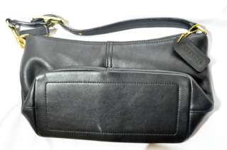 Authentic Vintage Coach Hobo 9596 Black Leather Handbag/Purse  