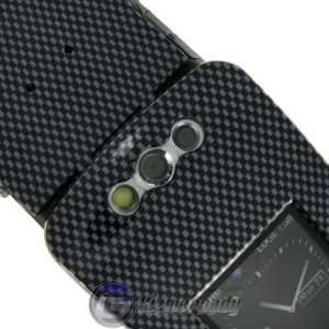  BlackBerry Pearl Flip 8220 8230 Hard Plastic Case   Carbon 