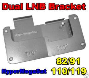 Dual Dish 500 LNB Bracket Holder/Mount New & Improved  