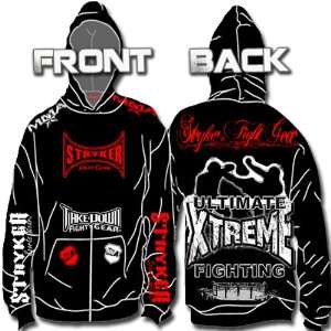  MMA Stryker Fight Gear Black Hoody Sweatshirt (Available 