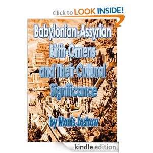 Babylonian Assyrian Birth Omens and Their Cultural Significance 
