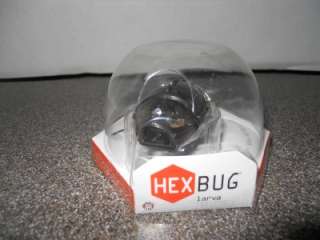 New Hex Bug Larva Black Micro Robotic Battery Operated Toy  