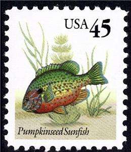 Scott #2481 45 Cent Pumpkinseed Sunfish Single   MNH  
