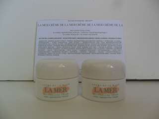 Creme La Mer Moisturizing Cream .11 oz / 3.5 ml x 2 NEW  