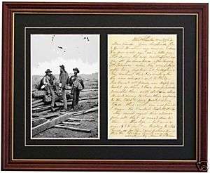 Civil War Soldier Letter Confederate Gettysburg Union  