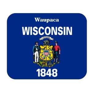  US State Flag   Waupaca, Wisconsin (WI) Mouse Pad 