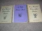 Lot of 3 antique reference books Minnie Kamm Pattern Gl