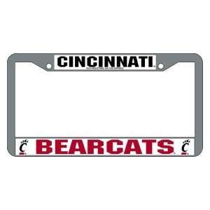  Cincinnati University Bearcats License Plate Frame 