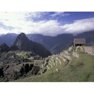  Guard House and Machu Picchu from Upper Cemetery, Peru 